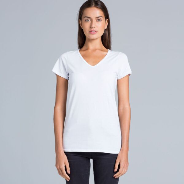 ASColour Ladies 'Bevel' V-Neck Tshirt Thumbnail