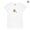 ASColour Ladies 'Bevel' V-Neck Tshirt Thumbnail