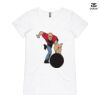 ASColour Ladies 'Bevel' V-Neck Tshirt Thumbnail