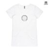 ASColour Ladies 'Bevel' V-Neck Tshirt Thumbnail