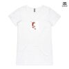 ASColour Ladies 'Bevel' V-Neck Tshirt Thumbnail