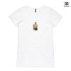 ASColour Ladies 'Bevel' V-Neck Tshirt Thumbnail