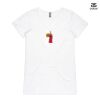 ASColour Ladies 'Bevel' V-Neck Tshirt Thumbnail