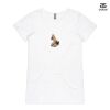 ASColour Ladies 'Bevel' V-Neck Tshirt Thumbnail