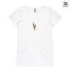 ASColour Ladies 'Bevel' V-Neck Tshirt Thumbnail