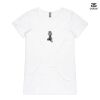 ASColour Ladies 'Bevel' V-Neck Tshirt Thumbnail