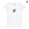 ASColour Ladies 'Bevel' V-Neck Tshirt Thumbnail