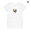 ASColour Ladies 'Bevel' V-Neck Tshirt Thumbnail