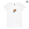 ASColour Ladies 'Bevel' V-Neck Tshirt Thumbnail