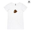 ASColour Ladies 'Bevel' V-Neck Tshirt Thumbnail