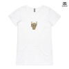 ASColour Ladies 'Bevel' V-Neck Tshirt Thumbnail