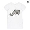 ASColour Ladies 'Bevel' V-Neck Tshirt Thumbnail