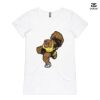ASColour Ladies 'Bevel' V-Neck Tshirt Thumbnail