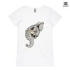 ASColour Ladies 'Bevel' V-Neck Tshirt Thumbnail