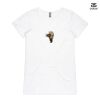 ASColour Ladies 'Bevel' V-Neck Tshirt Thumbnail