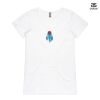 ASColour Ladies 'Bevel' V-Neck Tshirt Thumbnail