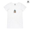 ASColour Ladies 'Bevel' V-Neck Tshirt Thumbnail