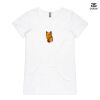 ASColour Ladies 'Bevel' V-Neck Tshirt Thumbnail