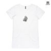 ASColour Ladies 'Bevel' V-Neck Tshirt Thumbnail