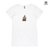 ASColour Ladies 'Bevel' V-Neck Tshirt Thumbnail