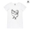 ASColour Ladies 'Bevel' V-Neck Tshirt Thumbnail