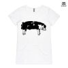 ASColour Ladies 'Bevel' V-Neck Tshirt Thumbnail