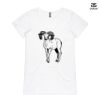 ASColour Ladies 'Bevel' V-Neck Tshirt Thumbnail