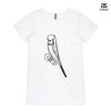 ASColour Ladies 'Bevel' V-Neck Tshirt Thumbnail