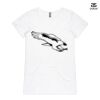 ASColour Ladies 'Bevel' V-Neck Tshirt Thumbnail