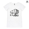 ASColour Ladies 'Bevel' V-Neck Tshirt Thumbnail