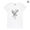 ASColour Ladies 'Bevel' V-Neck Tshirt Thumbnail