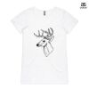 ASColour Ladies 'Bevel' V-Neck Tshirt Thumbnail