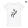 ASColour Ladies 'Bevel' V-Neck Tshirt Thumbnail