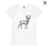 ASColour Ladies 'Bevel' V-Neck Tshirt Thumbnail