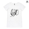 ASColour Ladies 'Bevel' V-Neck Tshirt Thumbnail