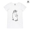 ASColour Ladies 'Bevel' V-Neck Tshirt Thumbnail