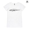 ASColour Ladies 'Bevel' V-Neck Tshirt Thumbnail