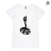 ASColour Ladies 'Bevel' V-Neck Tshirt Thumbnail