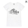 ASColour Ladies 'Bevel' V-Neck Tshirt Thumbnail