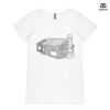 ASColour Ladies 'Bevel' V-Neck Tshirt Thumbnail