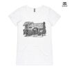 ASColour Ladies 'Bevel' V-Neck Tshirt Thumbnail