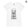 ASColour Ladies 'Bevel' V-Neck Tshirt Thumbnail