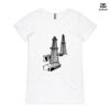 ASColour Ladies 'Bevel' V-Neck Tshirt Thumbnail