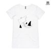 ASColour Ladies 'Bevel' V-Neck Tshirt Thumbnail