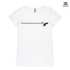 ASColour Ladies 'Bevel' V-Neck Tshirt Thumbnail