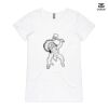 ASColour Ladies 'Bevel' V-Neck Tshirt Thumbnail