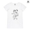 ASColour Ladies 'Bevel' V-Neck Tshirt Thumbnail