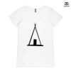 ASColour Ladies 'Bevel' V-Neck Tshirt Thumbnail