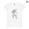 ASColour Ladies 'Bevel' V-Neck Tshirt Thumbnail