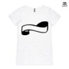 ASColour Ladies 'Bevel' V-Neck Tshirt Thumbnail